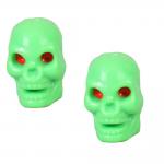 Trik Topz Green Skull Valve Caps